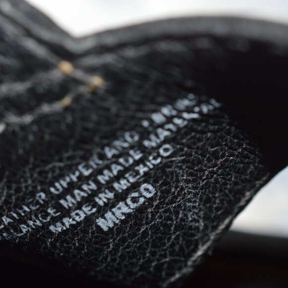 BORNE  BLACK SANDALS  9/40.5 M, MADE IN MEXICO - Picture 6 of 6